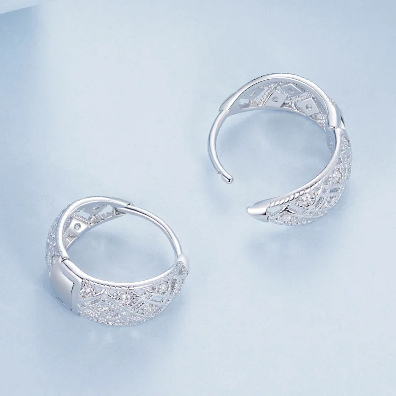 (image for) PANDORA Style Vintage lace earrings - BSE1035 - View 4