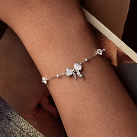 PANDORA Style Sparkling Bow Bracelet - BSB188
