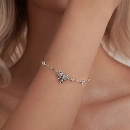 PANDORA Style Sparkling Bow Bracelet - BSB188