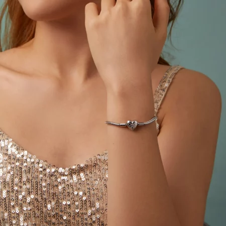 PANDORA 风格星形心基础手链 - BSB196