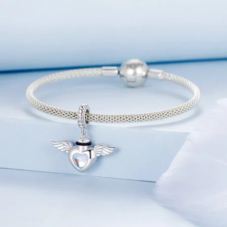 PANDORA风格宠物骨灰盒纪念盒吊坠 - BSC1036