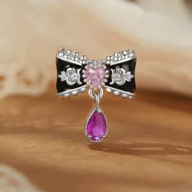 PANDORA Style Romantic Bow Beads - BSC1055 PANDORA Style Romantic Bow Beads - BSC1055