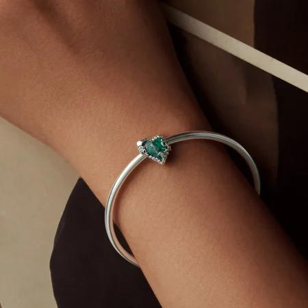 PANDORA风格骷髅心形串珠 - BSC1064