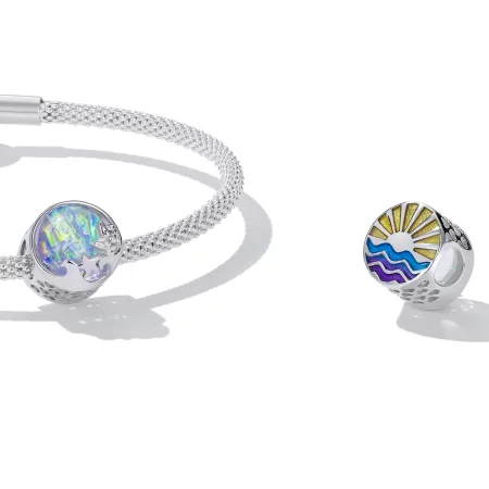 PANDORA风格海滩波浪串珠 - BSC605