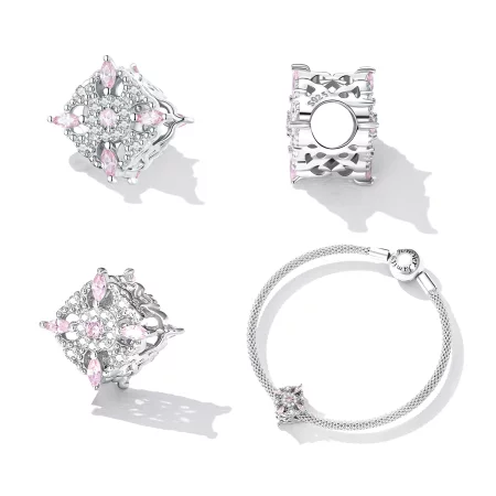 PANDORA Style Retro Pattern Beads - BSC617