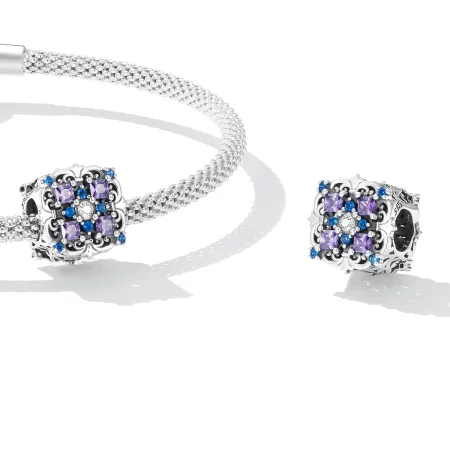 PANDORA风格复古图案串珠 - BSC618