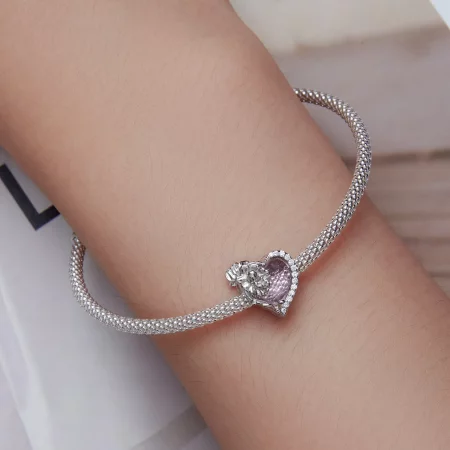 PANDORA 款式十月生辰石心形串饰 - BSC660-10