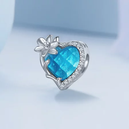 PANDORA Style March Birthstone Heart Charm - BSC660-3