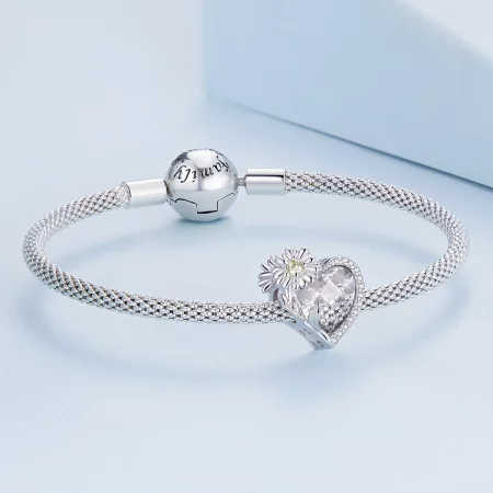 PANDORA 四月生辰石心形串饰 - BSC660-4