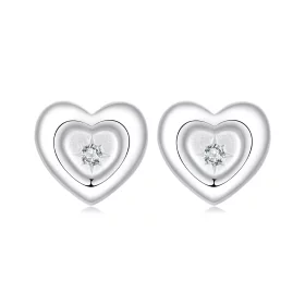 PANDORA Style Heart Starburst Earrings - BSE1045 PANDORA Style Heart Starburst Earrings - BSE1045