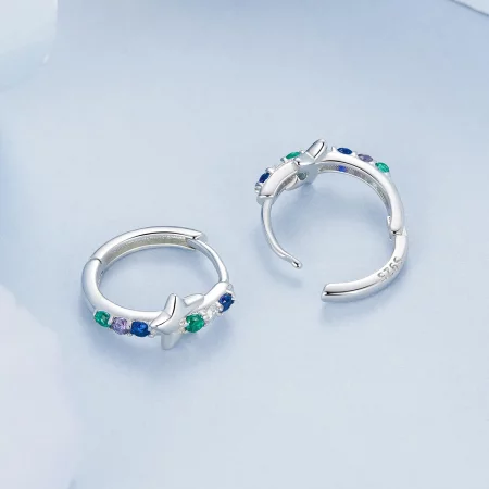 PANDORA Style Colorful Star Earrings - BSE1048