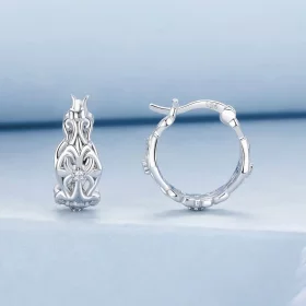 PANDORA风格复古宫殿图案耳环 - BSE1055 PANDORA风格复古宫殿图案耳环 - BSE1055