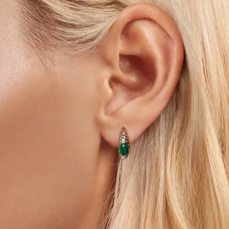 PANDORA Style Malachite Earrings - BSE1057