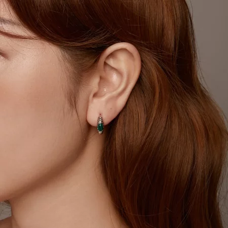 PANDORA Style Malachite Earrings - BSE1057