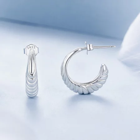 PANDORA Style Temperament Texture Earrings - BSE1058