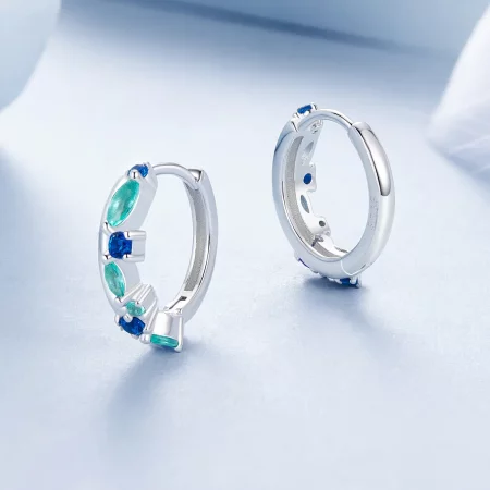 PANDORA风格碎石耳环 - BSE1059