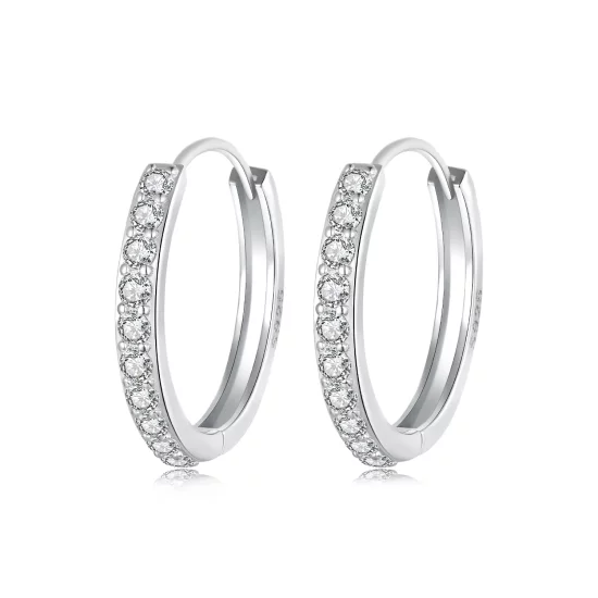 PANDORA Style Simple Sterling Silver Earrings - BSE1060-AL