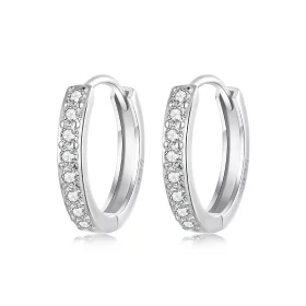 PANDORA Style Simple Sterling Silver Earrings - BSE1060-AM PANDORA Style Simple Sterling Silver Earrings - BSE1060-AM