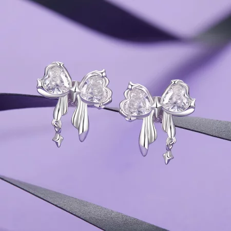 PANDORA Style Bow Earrings - BSE1061