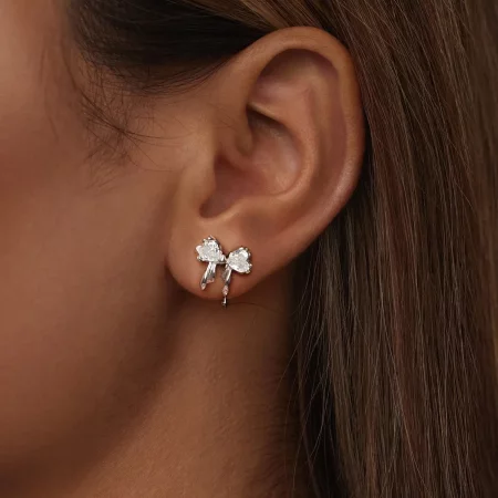 PANDORA Style Bow Earrings - BSE1061