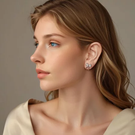 PANDORA Style Bow Earrings - BSE1061