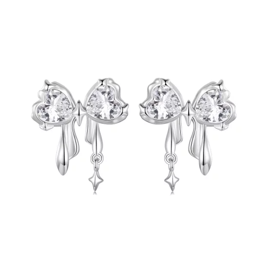 PANDORA Style Bow Earrings - BSE1061