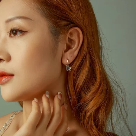 PANDORA风格 穿心耳钉 - BSE1082