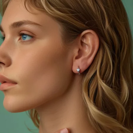 PANDORA Style Heart of the Sea Earrings - BSE1099