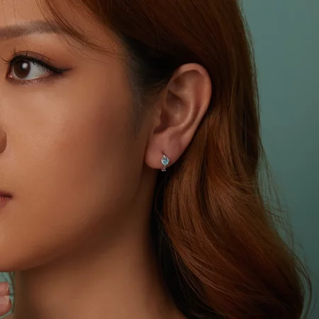 PANDORA Style Heart of the Sea Earrings - BSE1099