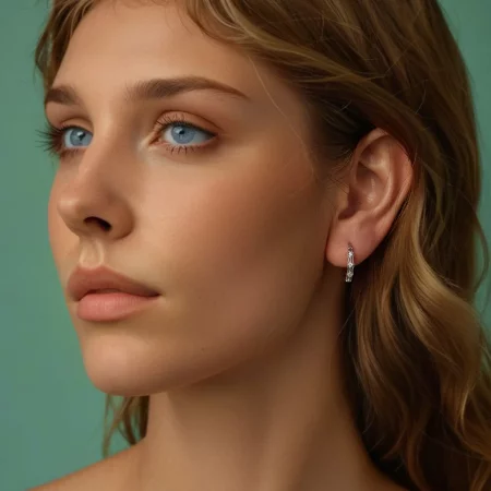 PANDORA风格蕾丝耳环 - BSE1101