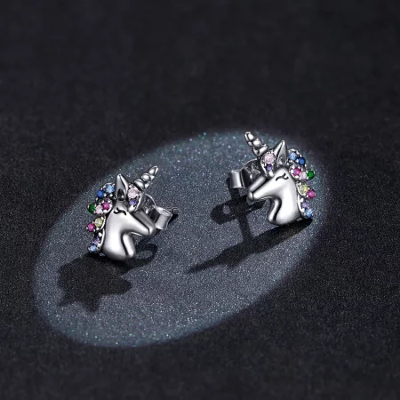 PANDORA Style Pointed Pony Stud - BSE496