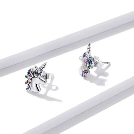 PANDORA Style Pointed Pony Stud - BSE496