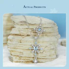 PANDORA风格雪花项链 - BSN364 PANDORA风格雪花项链 - BSN364