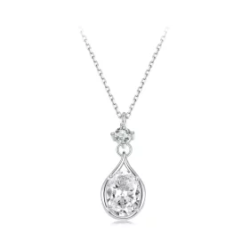 PANDORA Style Teardrop Necklace - BSN402 PANDORA Style Teardrop Necklace - BSN402