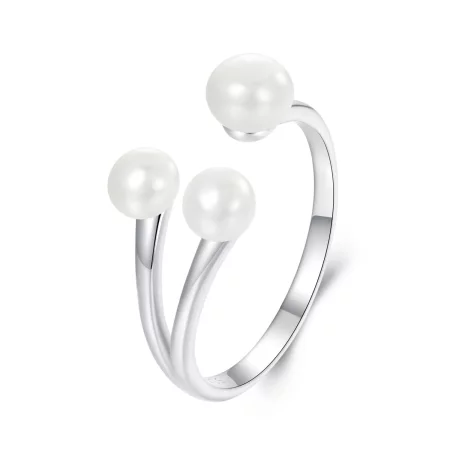 PANDORA Style Elegant Pearl Open Ring - BSR574-E