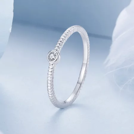 PANDORA风格精美小单圈戒指 - BSR577