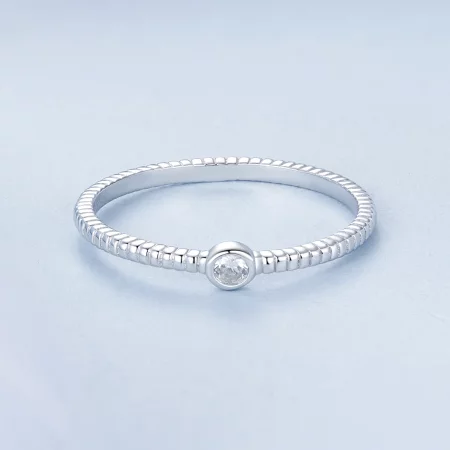 PANDORA风格精美小单圈戒指 - BSR577