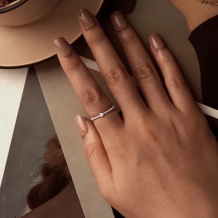 PANDORA风格精美小单圈戒指 - BSR577