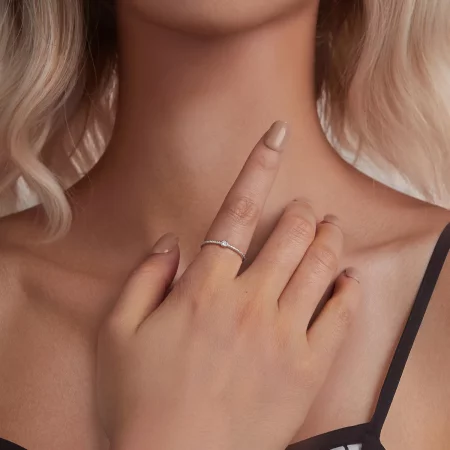 PANDORA风格精美小单圈戒指 - BSR577