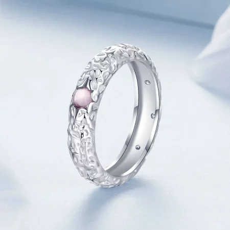 PANDORA 纹理宽戒指 - BSR604