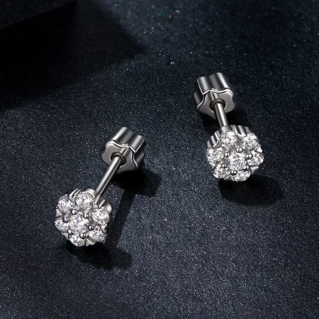 PANDORA Style Moissanite Earrings (Including One Certificate) - MSE059