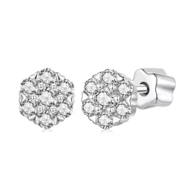 PANDORA Style Moissanite Earrings (Including One Certificate) - MSE059