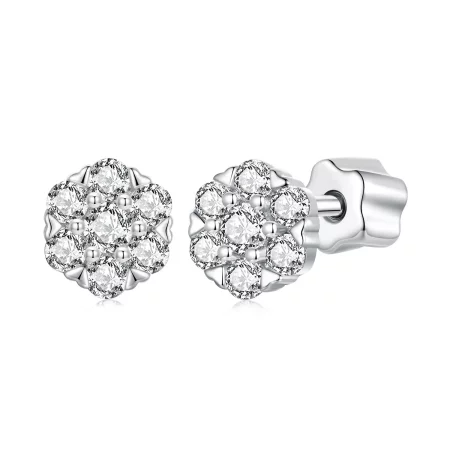PANDORA Style Moissanite Earrings (Including One Certificate) - MSE059