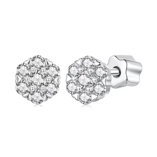 PANDORA Style Moissanite Earrings (Including One Certificate) - MSE059