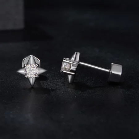 PANDORA Style Star Sparkling Earrings (One Certificate) - MSE067