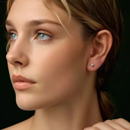 PANDORA Style Star Sparkling Earrings (One Certificate) - MSE067