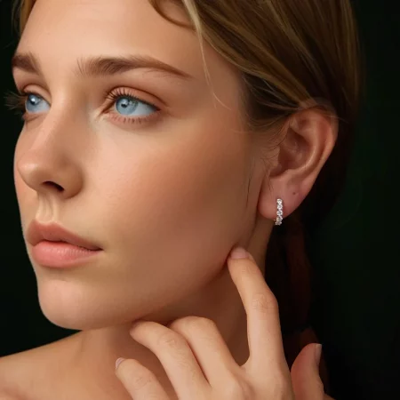 PANDORA Style Sparkling Earrings (One Certificate) - MSE069