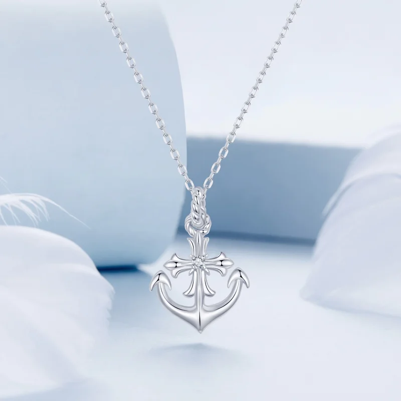 (image for) PANDORA Style Anchor Necklace - BSN393 - View 3