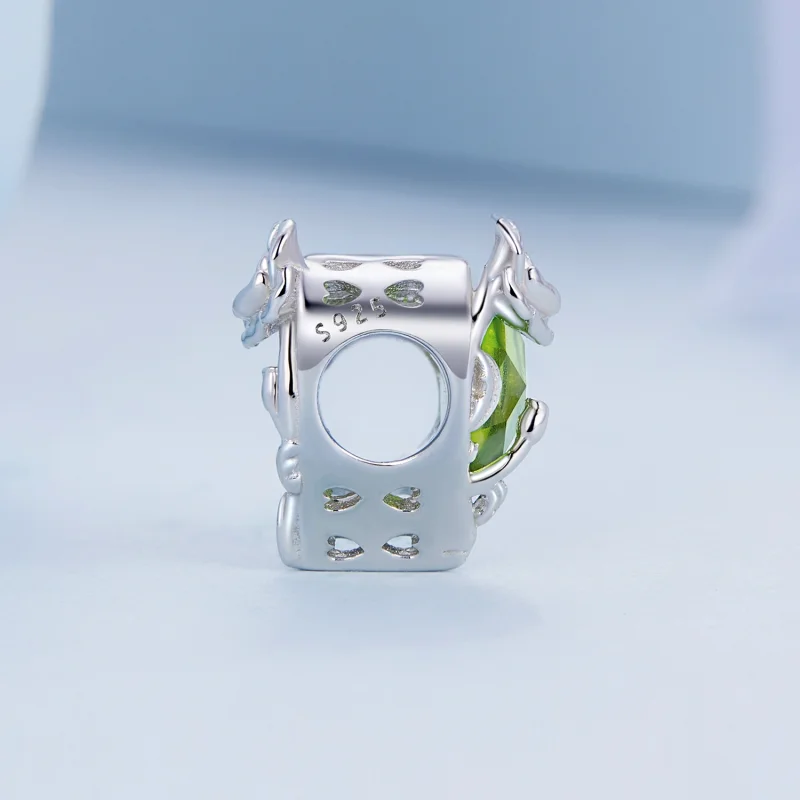 (image for) PANDORA Style August birthstone heart charm - BSC660-8 - View 3