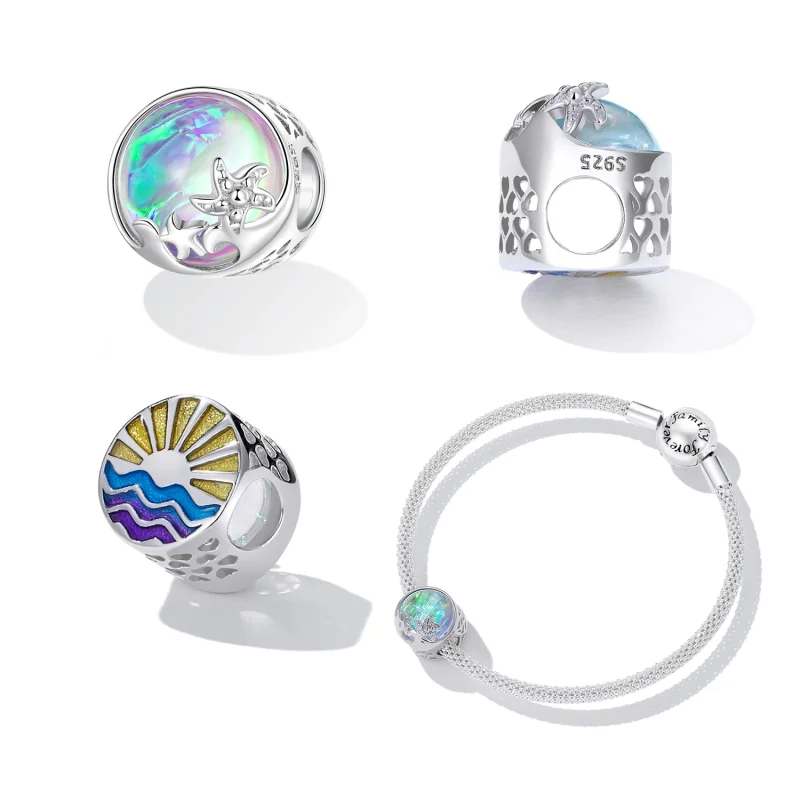 (image for) PANDORA Style Beach Wave Beads - BSC605 - View 2